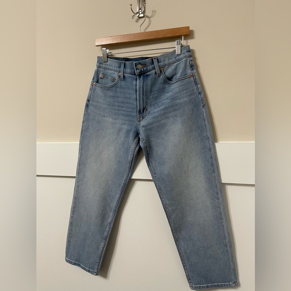 Lucky Brand Light Denim Relaxed Tapered Fit Wide Leg Jeans Size 26 - Picture 5 of 11